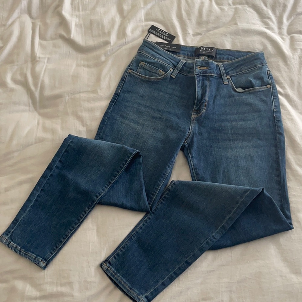 DSTLD Los Angeles Mid-Rise Skinny Jeans